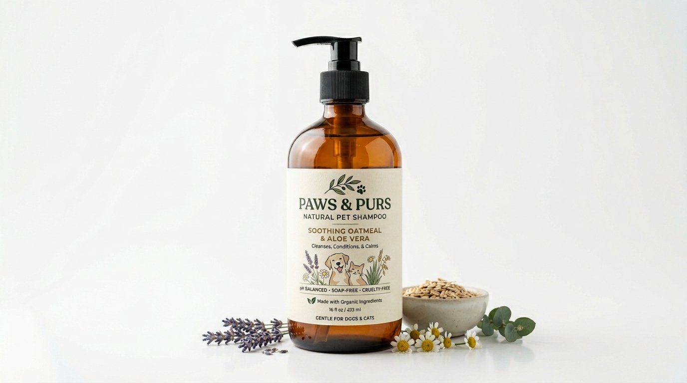 Natural Oatmeal Pet Shampoo